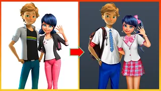 Miraculous Ladybug Adrian Glow Up Into Students - Miraculous Cartoon