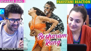 Pakistani Couple Reacts To Besharam Rang | Pathaan | Shah Rukh Khan, Deepika Padukone | Shilpa Rao