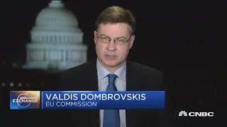 Dombrovskis talks EU trade tensions