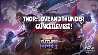 THOR: LOVE AND THUNDER GÜNCELLEMESİ ! | kristal kodu ! | marvel future fight