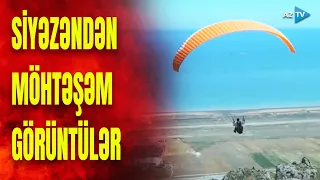 Azərbaycan və Türkiyə bayraqları Siyəzən səmasında: bayram qeyd edilir