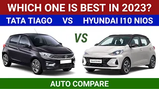 Tata Tiago vs Hyundai Grand i10 Nios || 2023 Model Compare || Auto Compare