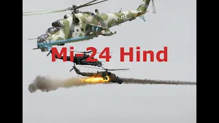 Mi 24 Hind Russian attack helicopter
