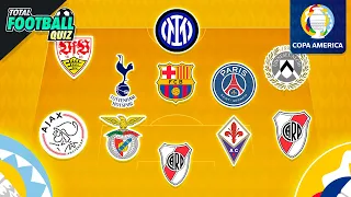 COPA AMERICA 2021: GUESS NATIONAL TEAM BY PLAYERS' CLUB | QUIZ FOOTBALL 2021