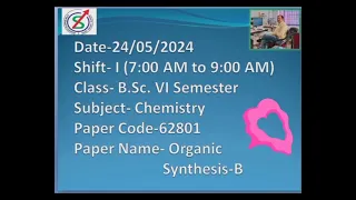 Even Sem.( Exam Date - 24/05/2024 Shift-1 )