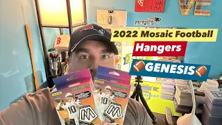 2022 Panini Mosaic Football Hangers - ROOKIE HUNTING!!!! GENESIS!!!!
