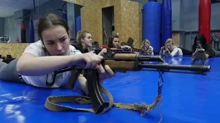 In war-torn Ukraine, women get taste of combat training