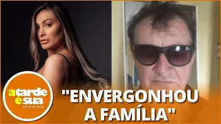 Pai de Andressa Urach detona modelo e diz que ela não é sua filha: “Não passa de uma vulgar”