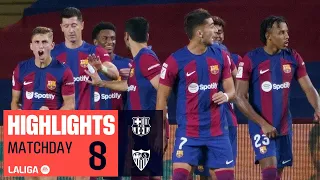 Highlights FC Barcelona vs Sevilla FC (1-0)