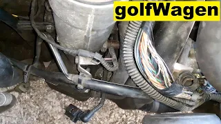 VW no start crankshaft sensor wire problem /G28 engine speed sensor/