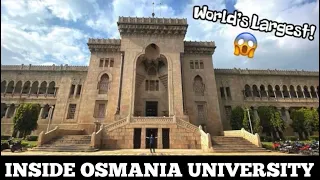 OSMANIA UNIVERSITY | Worlds Largest University😱 | MASJID E OSMANIA | BAWARCHI RESTAURANT