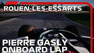 F1 2021 Rouen-Les-Essarts | Pierre Gasly Onboard | Assetto Corsa