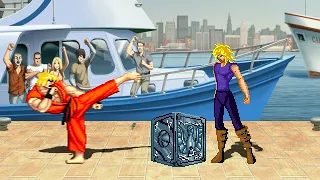 KEN vs HYOGA SAINT SEIYA - Highest Level Amazing Fight!Ryu 19:15