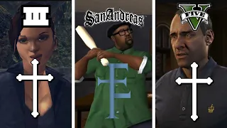 ANTAGONISTS Religions in GTA games (EVOLUTION)