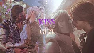 » kiss the girl (gale x shadowheart | cal x merrin)