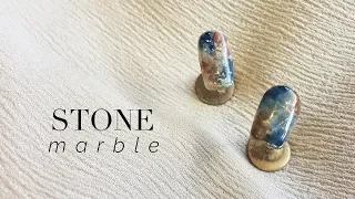 Easy Stone Marble Nail Art | GEL POLISH