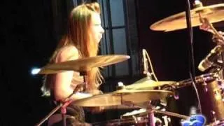 Yulia Savicheva - (Yulia Drum Solo) (22-22, Dvorec Kul'tury - Okha, 21.06.10)