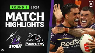 NRL 2024 | Storm v Panthers | Match Highlights