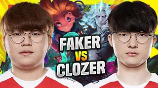 T1 FAKER VS T1 CLOZER! - T1 Faker Plays Viego Mid vs T1 Clozer Zoe! | Season 11