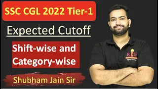 SSC CGL 2022 Tier-1 Expected cutoff after answer key| Data of 50000 aspirants