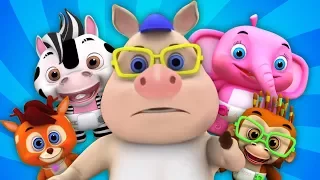 Denne lille piggy | This Little Piggy | barnesanger på norsk | barnerim | Songs by Little Treehouse