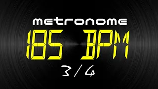 metronome 185 BPM 3/4