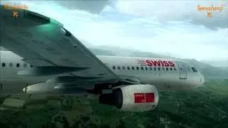 Realistic Fsx Movie, Airbus X Extended Swissair A320 & Aerosoft Bergamo X