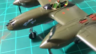 Academy 1/48 Scale P-38 Lightning “Glacier Girl” Review