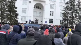 LIVE: Митинг на площади Советов в Кемерово после трагедии в ТРЦ «Зимняя вишня» Protests in Kemerovo