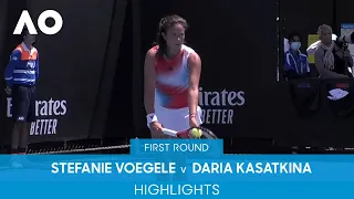 Stefanie Voegele v Daria Kasatkina Highlights (1R) | Australian Open 2022