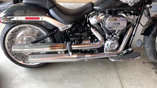 2018 Harley Davidson Fatboy 114 m8 Eliminator 300 Exhaust / BAD BUY FROM REVZILLA