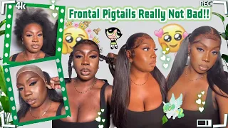 Highly Requested: HD Lace Frontal Ponytail | Trends Pigtails | #Viral Style Ft.#ULAHAIR