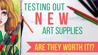 IS IT WORTH IT? TESTING OUT NEW ARTEZA ART SUPPLIES | GIVEAWAY, Review & TWO Speed Paints!