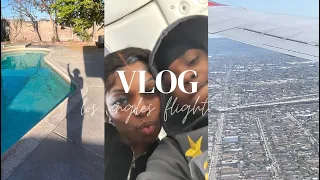 COME WITH US TO LOS ANGELES ✈️ | FROM HTX TO LAX ( Mini Vlog + House tour ) 🏡