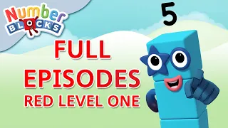 @Numberblocks- Red Level One | Full Episodes 7-9 | #HomeSchooling | Learn to Count #WithMe