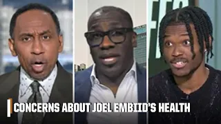 Stephen A., Shannon Sharpe & Kenny Beecham have concerns about Joel Embiid's health | First Take