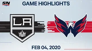 NHL Highlights | Kings vs Capitals – Feb. 4, 2020