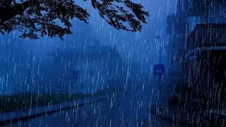 Barulho de Chuva para Dormir Profundamente ⛈ Som de Chuva Forte, Vento e Trovoadas #1 Nature Sounds