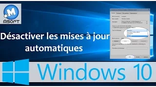 Désactiver les mises à jour automatiques sur Windows 10 | Msoft | (Darija)