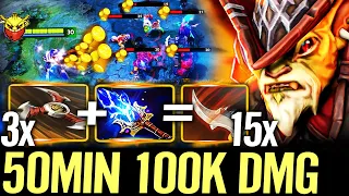 🔥 50 MIN WTF 100.000 DMG Bounty Hunter MID — Aghanim + Octarine 3x Charge Shuriken Spam Dota 2 Pro