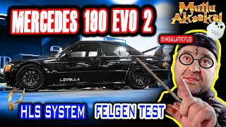 LEVELLA | Mercedes 190E EVO2 | KW HLS Gewindefahrwerk + Retrofelgen! - Passt das neue Setup?