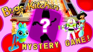 Toy Story 4 & Aladdin Bugs in The Kitchen Mystery Game! W/ Jessie, Buzz Lightyear & Princess Jasmine