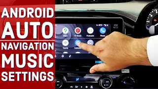Android Auto in Toyota Hilux | Navigation - Google Maps | Music | News | Settings | Apple Car Play