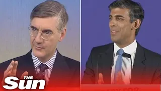 Jacob Rees-Mogg sticks the boot into Rishi Sunak's PM campaign