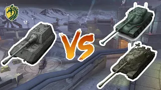 World Of Tanks Blitz [wotb]: Jagdpanzer E100 VS AMX 50 B and IS-7