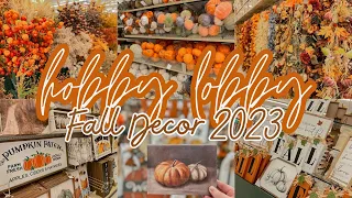 🍁2023 FALL DECOR AT HOBBY LOBBY! | FALL DECOR HOBBY LOBBY 2023 SHOP WITH ME