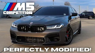 Walk Around and Overview: Modified F90 BMW M5 Competition (LOUD AWE Exhaust, 750+hp)!