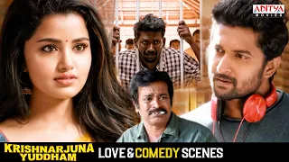 Krishnarjuna Yuddham Movie Love & Comedy Scenes | Nani, Anupama, Rukshar Dhillon | Aditya Movies