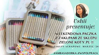 Weekendowa przesyłka z Zielonych Kotów!! Kredki TH i inne scrapowe cuda ★ ᴜꜱʜɪɪ ʟᴇɴᴀʀᴛ【ᴜꜱʜɪɪʟᴀɴᴅɪᴀ】★