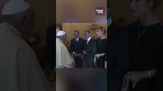 "Ready? We box." Sylvester Stallone meets Pope at Vatican #rockybalboa